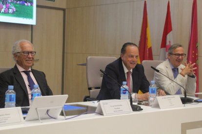 Mario Amilivia ayer, en las jornadas de Ibermutua.
