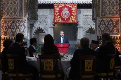 Felipe VI en la cena de gala a los líderes mundiales que asisten a la cumbre de la ONU.