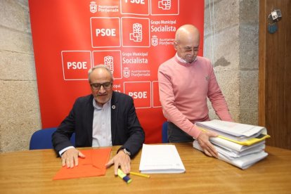 Olegario Ramón y Pedro Fernández, en una imagen de archivo.
