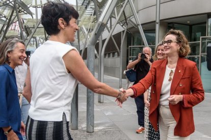 La ministra de Inclusión, Seguridad Social y Migraciones, Elma Saiz.