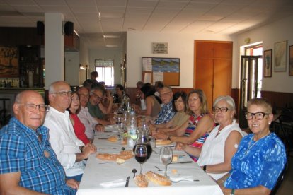 Comensales del Festival este domingo.