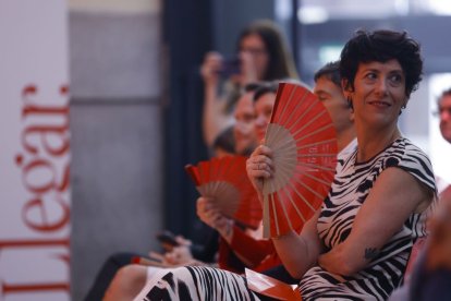 Elma Saiz, ministra de Seguridad Social, en un acto.