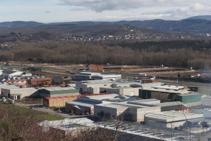 Vista del Polígono Industrial de Bembibre.