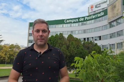 Iván Alonso en el Campus de Ponferrada