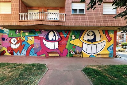 «Sonriendo desde 1999». Obra de El Pez. cortesía de art aero rap