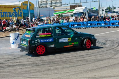 Slalom en Trobajo del Camino.