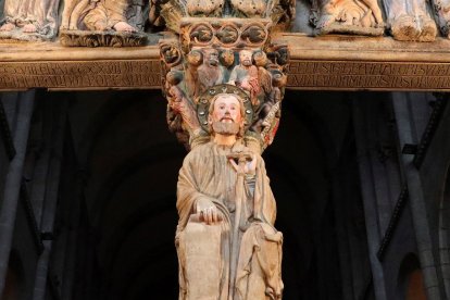 Pórtico de la Gloria de la Catedral de Santiago.