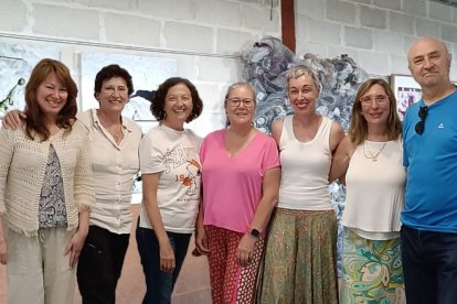 Artistas del colectivo Laborarte.