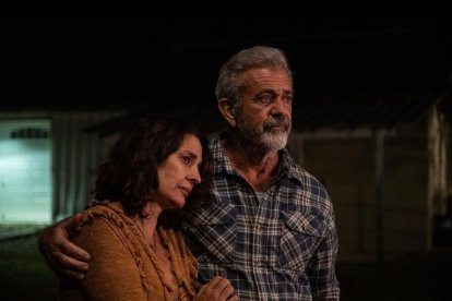 Paulina Gálvez con Mel Gibson.