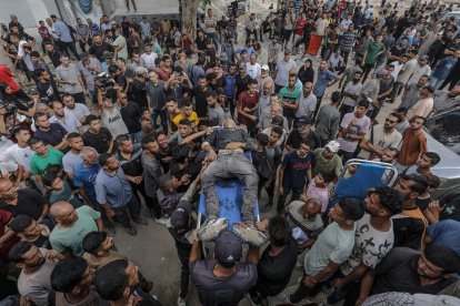 Imagen de los muertos en el tiroteo.