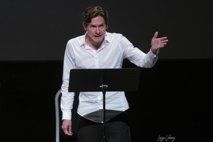 Javier Bermejo, este pasado 23 de julio en el Festival Olmedo Clásico, en su participación en ‘El alcalde de Zalamea en sus versos esenciales’.