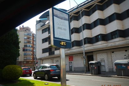 El termómetro, con los valores erróneos