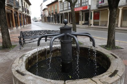 Fuente en Benavides, en una imagen de archivo.