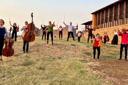 La Camerata Clásica en una actuación en el Castillo