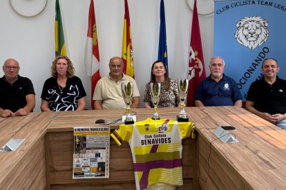 Momento de la presentación del Memorial Manolo Gloria de Benavides de Órbigo.