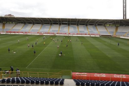 El estadio Reino de León se beneficiará del fondo CVC para mejorar su imagen.