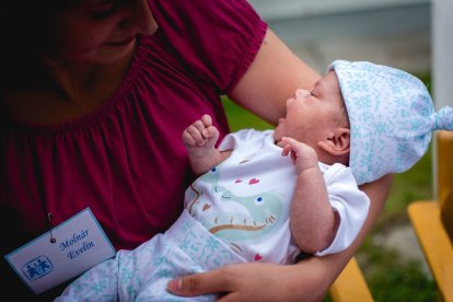 Imagen de archivo de un recién nacido.