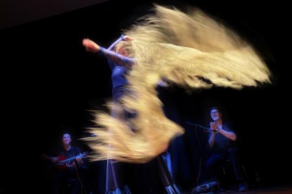El Cuadro Flamenco de Lita Blanco ofrece este domingo en Grajal de Campos su espectáculo 'Desplante'.