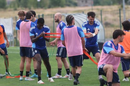 La Deportiva, en una sesión de entrenamiento.