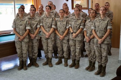El grupo de alumnas de San Javier que serán compañeras de la princesa Leonor.