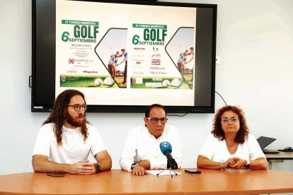 Presentación del torneo benéfico. ÁNGELOPEZ