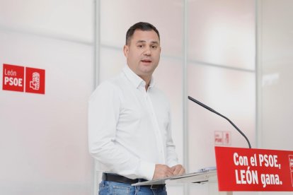 Javier Alfonso Cendón, en un momento de su comparecencia.