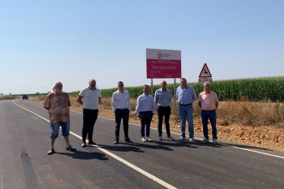 Las obras de la carretera se recepcionaron este lunes.