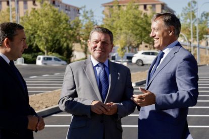 El consejero Gago, ayer en Salamanca.