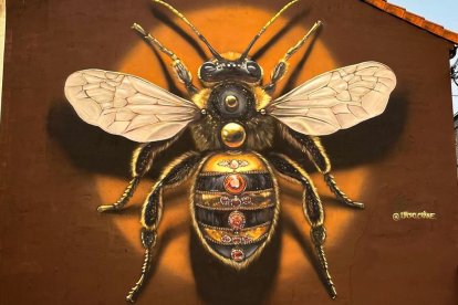 Obra de Hacko Crane, premiada en Street Art Cities.