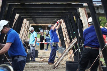 Un momento del concurso ayer en Bembibre.