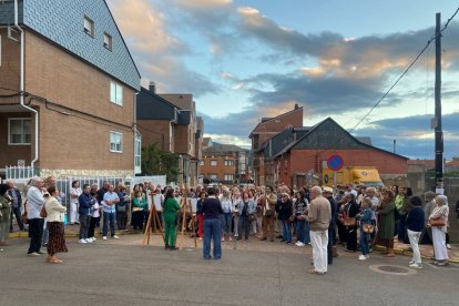 Una parada en la ruta que se organizó en el marco de las fiestas.