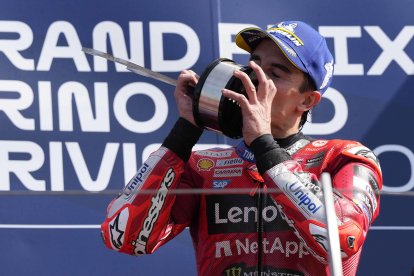 El español Marc Márquez impone su 'ley' en la práctica oficial.