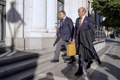 Francisco Esgueva, a su llegada al juicio de la trama eólica en Castilla y León.