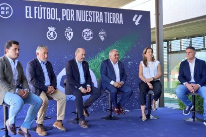 Presentación del partido a favor de los afectados por los incendios en la RFEF.