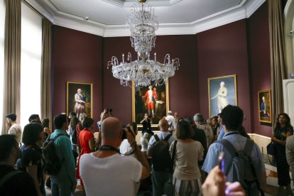 Algunas obras que atesora el Banco de España.