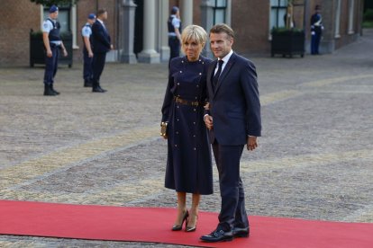 Brigitte y Macron, en una de sus apariciones juntos en público en París.