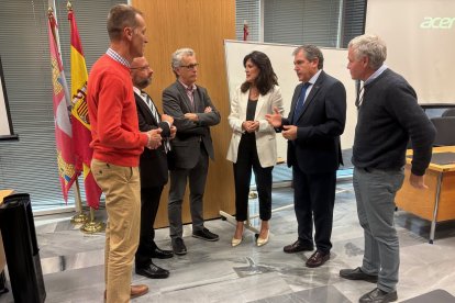 El director general de Carreteras e Infraestructuras, Jesús Puerta, en la jornada ‘Las mezclas bituminosas con caucho: situación actual, normativa, tecnologías y perspectivas’.