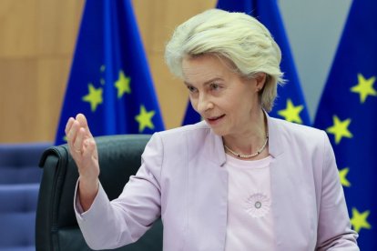 Ursula Von der Leyen en Bruselas.