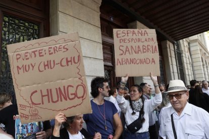 Imagen de los manifestantes en Madrid.