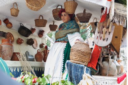Concurso y desfile de carros engalanados en San Froilán.