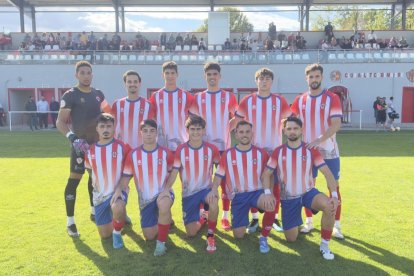 Once inicial del Bembibre que se enfrentó al Gujuelo.