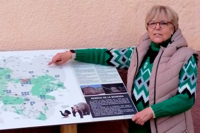 La alcaldesa de Murias de Paredes, Carmen Mallo, en una imagen de archivo.