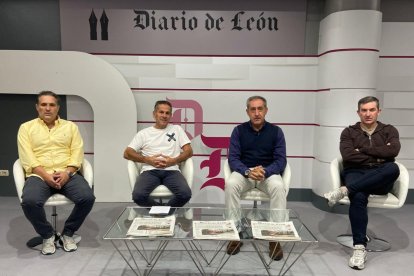 Óscar Díez, Ángel Fraguas, Juan Simón y J.A. Pérez.