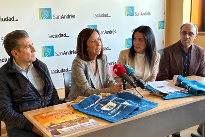 Fernando Bandera, María Pettit, Ana Fernández Caurel y Andrés Vidales, en San Andrés