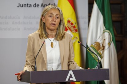 La consejera de Salud, Rocío Hernández, en una imagen de archivo. EFE/ Julio Muñoz.