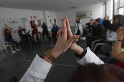 Una de las actividades con usuarios del CRE