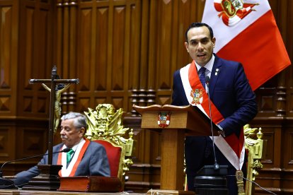 José Jerí, presidente de Perú.