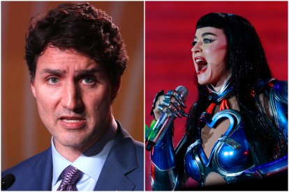 Justin Trudeau y Katy Perry, pillados juntos en altamar.