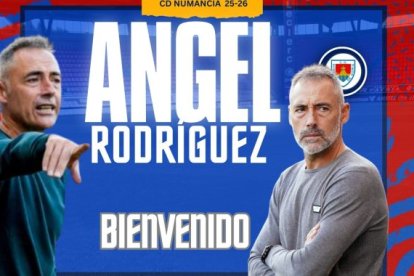 El leonés Ángel Rodríguez, nuevo entrenador del Numancia.