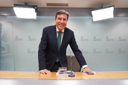 Carriedo ayer, durante la rueda de prensa posteriior al Consejo de Gobierno.